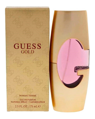 Perfume Original Guess Gold Para Mujer 75ml