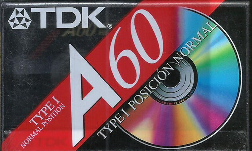 Cassette Tdk A60 Minutos Nuevo Cerrado