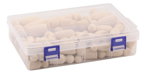 Yiyi 55pcs Madeira Peg Dolls Sem Pintado Crianças Presentes