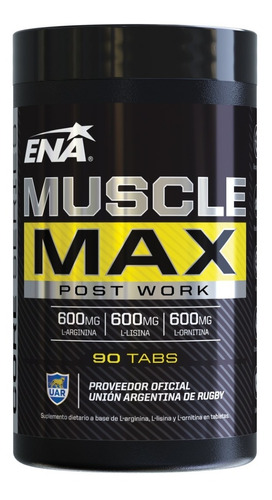 Muscle Max Ena X 90 Tabs Crecimiento Muscular Xtreme Series