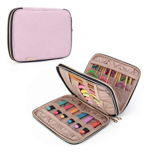 Estuche Cartuchera Teamoy P/agujas D Tejer All In One Pink