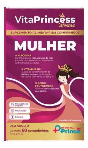 Colageno Ii Condroitina+ Vita Prince+lavitan Cabelos E Unhas