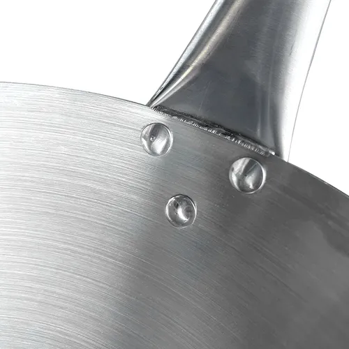 Wok Acero Inox Con Mango Y Aza 43 Cm