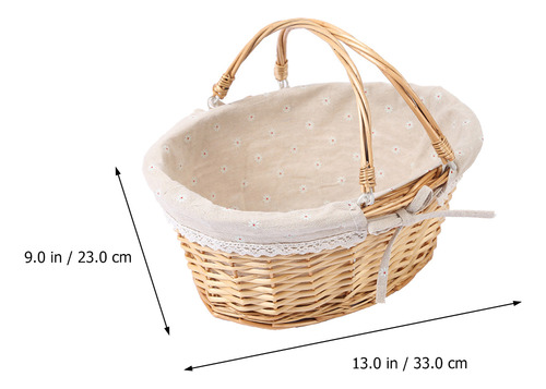 Cesta Multiusos Para Pícnic, Cesta De Boda, Portátil, S