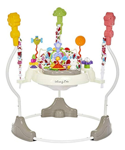 Dream On Me Zany 2-in-1 Activity And Center Bouncer In Eleph
