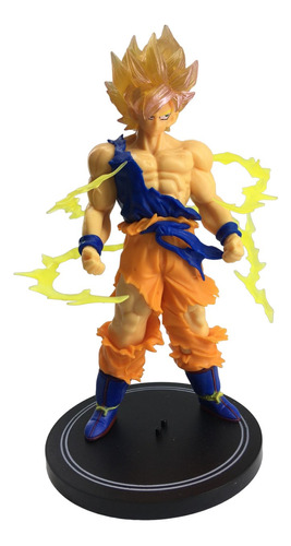 Muñeco Figura Dragon Ball En Caja 20cm Colección Con Base