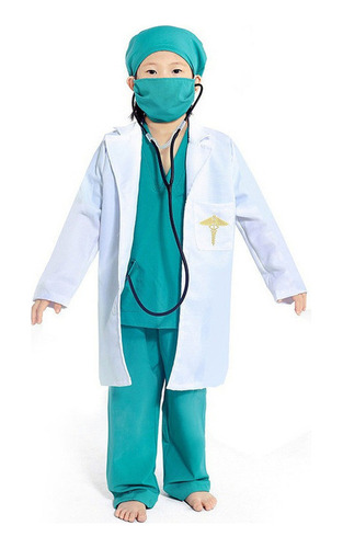 Disfraz De Doctor Enfermera Para Niños Disfraz De Cosplay