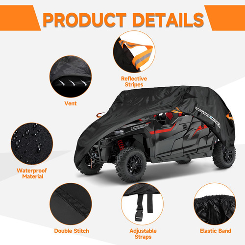 Cobertor P/utv 2 Plazas Polaris Can-am Yamaha Honda Suzuki