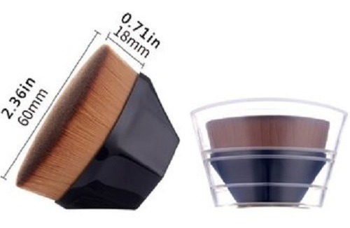 Brocha Hexagonal De Maquillaje Para Mezclar Liquido Crema Po