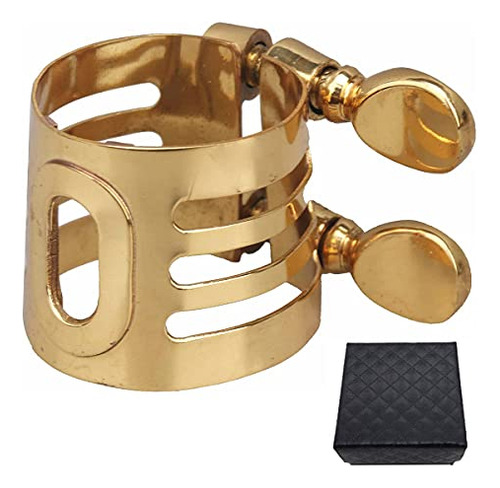 Boquilla Saxofn Soprano Chapada En Oro - Doble Tornillo - La