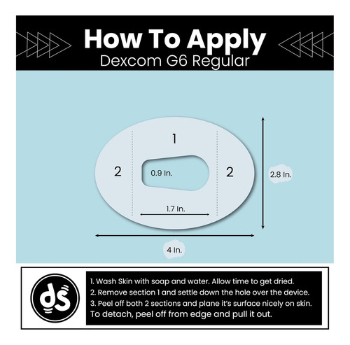 Parches Adhesivos Sueños De Flores De Dex Styles Dexcom G6,