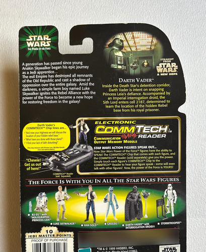 Star Wars Power Of The Force Darth Vader Hasbro 1999 (Usado)
