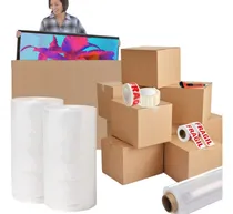 Comprar Pack 30 Cajas Mudanza Embalaje + Burbuja, Film, Kraft, Cinta