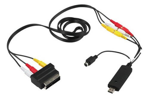 A- Conversor Usb2.0 De Vhs A Dvd, Conjunto De Audio Y Video