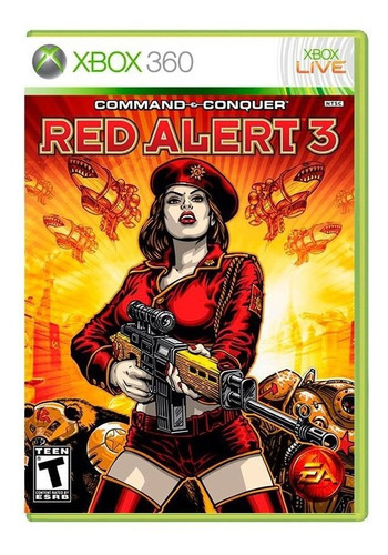 Jogo Americano Command E Conquer Red Alert 3 Para Xbox 360