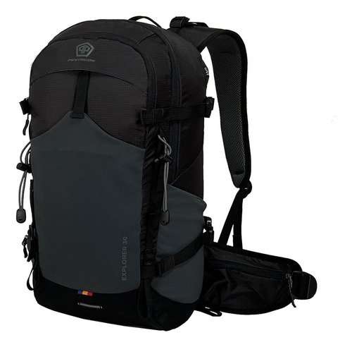 Morral Bolso Camping Senderismo Pentagon Impermeable 30l Color Negro