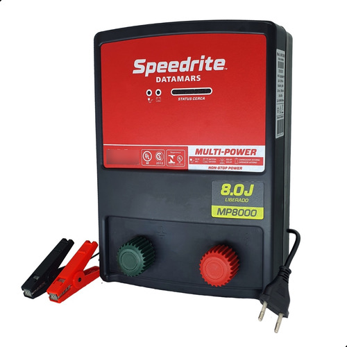 Eletrificador Cerca Elétrica Rural Mp8000 Speedrite Datamars 12v/110v/220v