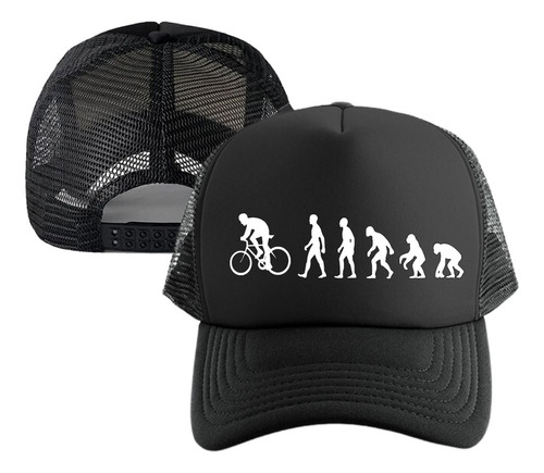 Gorra Bici Ciclista Evolucion Comics Gorra Malla Camionera