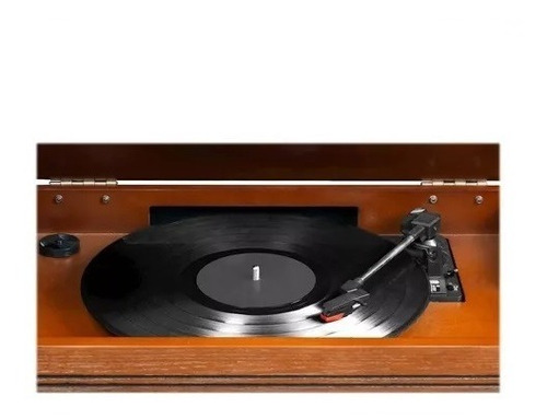 Imagen 2 de 7 de Vitrola Tocadisco 8en1 Acetato Vinilo Cd Casset Radio Usb Bt