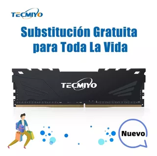 Memoria Ram Tecmiyo 16gb Ddr4 2400mhz Udimm Para Desktop