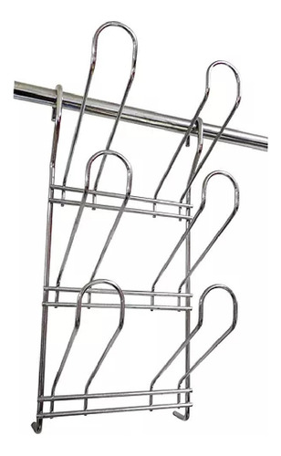 Suporte Para 6 Copos Cromado Para Barra Suspensa Jomer