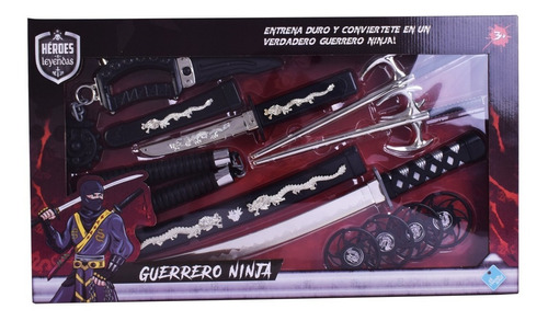 El Duende Azul Set De Armas De Guerrero Ninja Jeg 6736