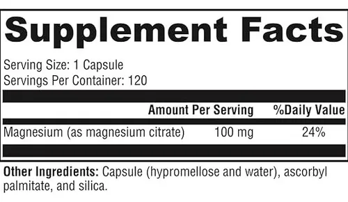 Xymogen Magnesium Citrate 120 Capsulas