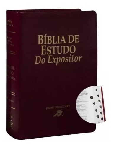Bíblia De Estudo Do Expositor Cor Vinho +índice Lateral