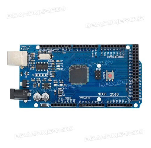 Placa Mega2560 R3 Compativel Com Arduino Ch340 + Cabo Usb