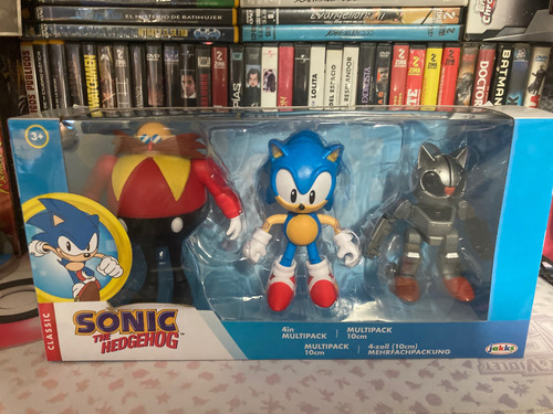 Sonic Hedgehog - Multipack Sonic Dr Eggman Y Mecha Sonic 4 (Usado)