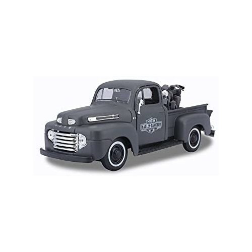 Maisto 1:24 Escala 1948 Ford F-1 Pickup Y Harley 4h68x