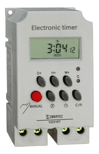 Programador Horário (timer) 110~240vca (25a)-min-horas-2 Pçs