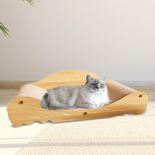 Silla De Tablero De Rasguños De Gato Con 70cmx30cmx23cm