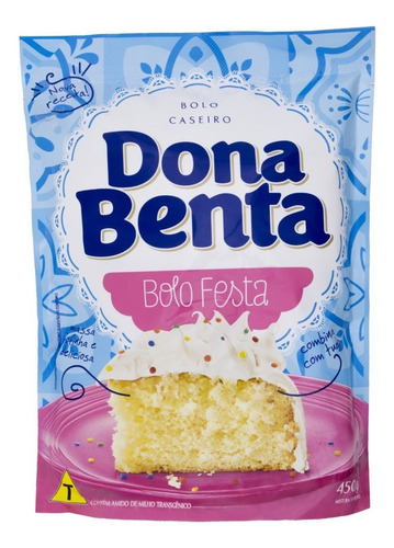 Mistura para bolo Dona Benta festa 450 g 