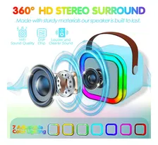 Imagen 2 del producto Altavoz Bluetooth Inalámbrico Con Micrófono Para Niños Azul