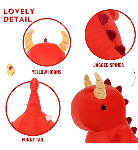 Peluche De Dinosaurio Lindo Ditucu, Juguete De Animales De P
