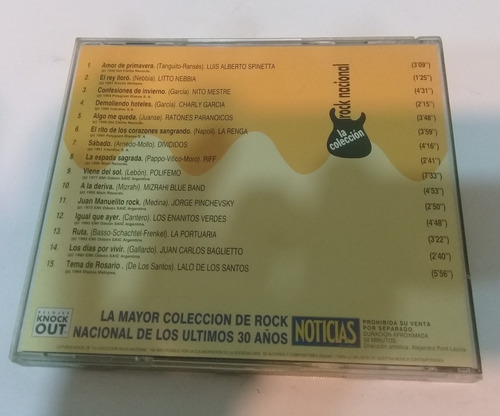 Cd Divididos Rock Nacional Vol 11 (Usado)