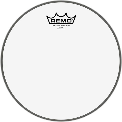 Parche Remo Emperor Vintage Clear 12'' Para Tom O Tambor