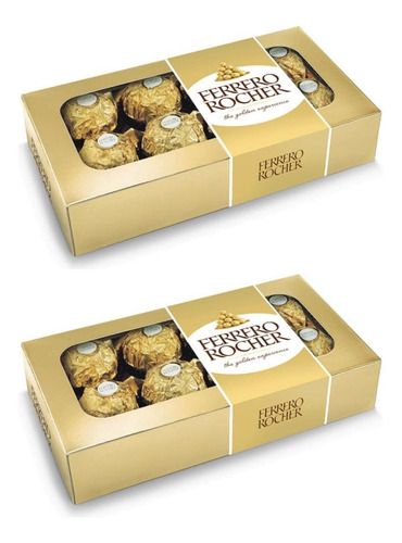 Bombon Ferrero Rocher Caja X8 U. 100 Gr Chocolate X2