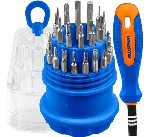 Set Destornillador Puntas Precision 31 Pz Wadfow Torx Hex Pl