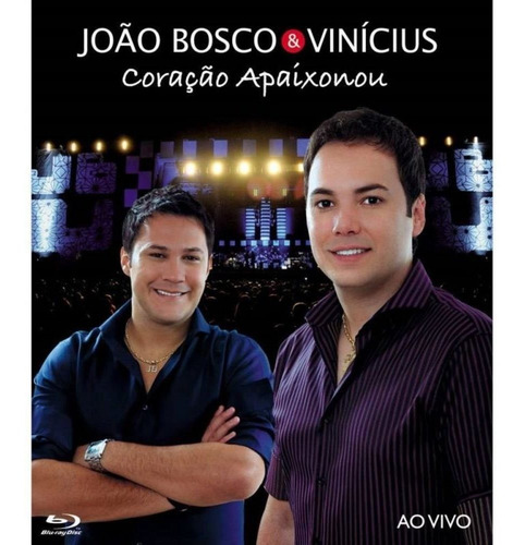 Blu-ray Joao Bosco E Vinicius - Coraçao Apaixonou - Lacrado