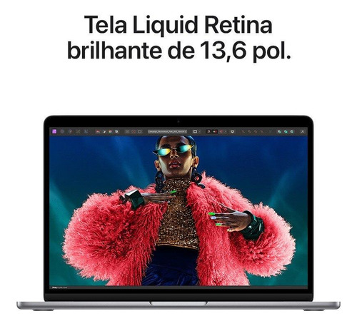 Apple Macbook Air 13 ,m3,24gb Ram, 512gb Ssd Cinza-espacial