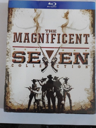 Blu Ray Magnificent Seven Collection 4 Films Box Original 
