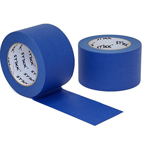 2pk X 60yd Stikk Azul Pintores Cinta 14 Día De Limpieza De L