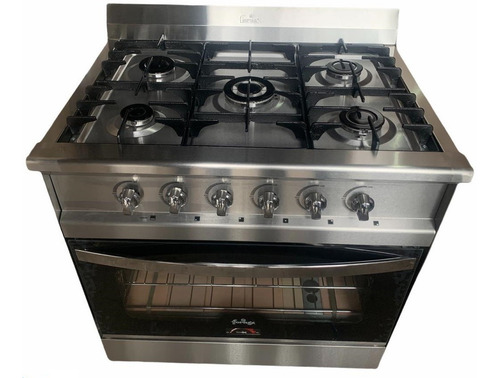 Cocina Industrial Fornax Versatil 5 Hornallas 86cm. Visor