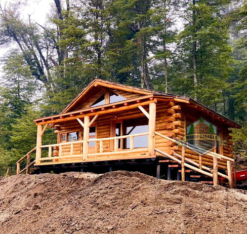 Imagen 5 de 8 de Construcción Cabañas En Tronco Entero Premium