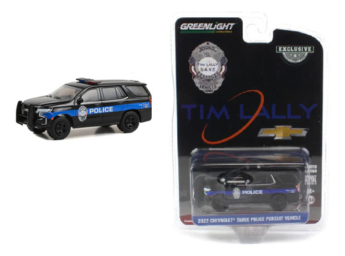 Chevrolet Tahoe 2022 Police Pursuit Escala 1/64 Greenlight 