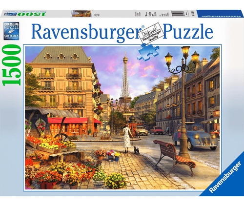 Rompecabezas Ravensburger París Vintage 1500 Piezas 14+