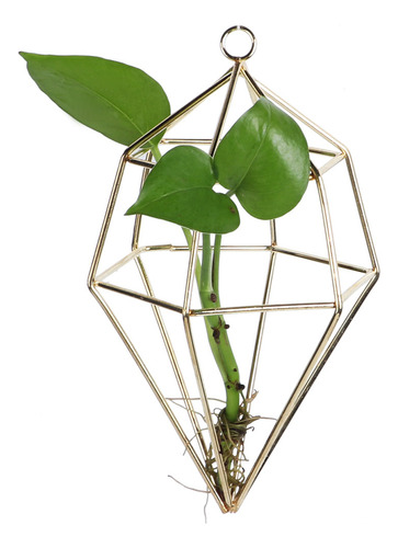 Estante Para Plantas, Contenedor De Metal Geométrico Para Co
