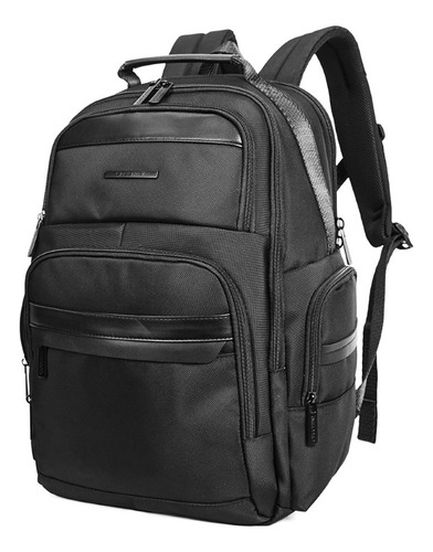Mochila Cecchini Porta Notebook Diseño Ejecutiva Viajes Trab Color Negro 22471